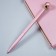 Ballpoint handle Meshu Pink Pearl, blue rod, metal case