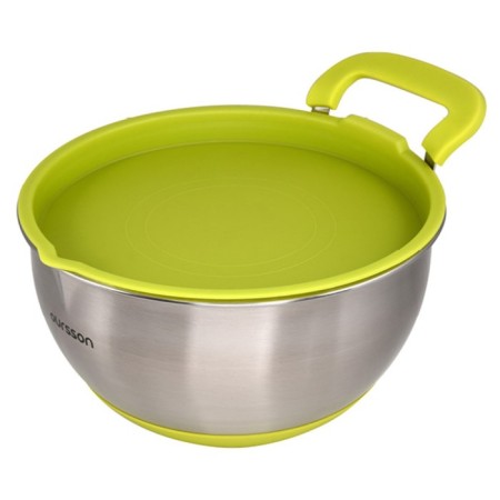 Mixing bowl with Oursson lid, color green apple, 2.8 liters-1