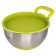 Mixing bowl with Oursson lid, color green apple, 2.8 liters
