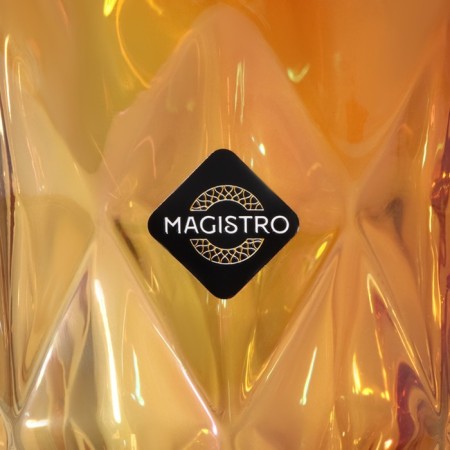 Glass glass Magistro "cruise", 240 ml, color amber-6