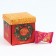 Gift set of the New Year's "Happy Year": tea, sweets, Brownie cookies