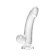 Realistic phallimitator A-Toys By Toyfa Cryst, TPE, Transparent, 15 cm