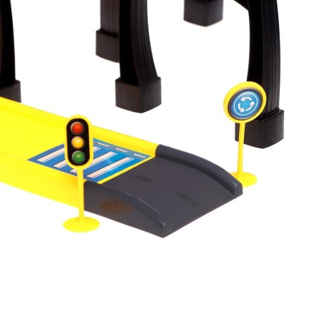 Megaparking garage, 3 metal machines, accessories-3