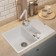 Quartz-quartz kitchen-quartz Uperwood quartz UPD-05, rectangular two-section, color 01 BEL 1066700