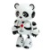 The Pandy robot, voice recording, reacts to touch, light and sound effects, metallic