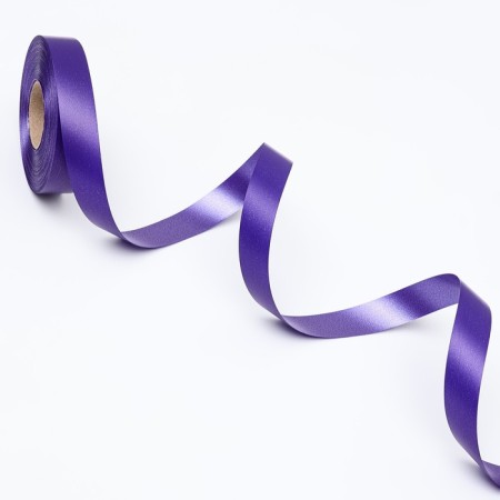 Polypropylene tape "Matte" for decor and gifts, purple, 2 cm x 50 m-3