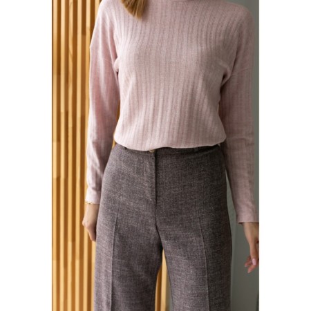 Women's pants, size 46, brown color 60619-3