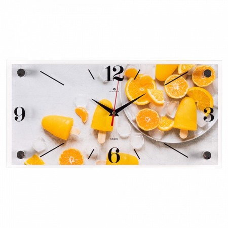 Watching, interior, kitchen, "orange ice cream", silent, 20 x 40 cm