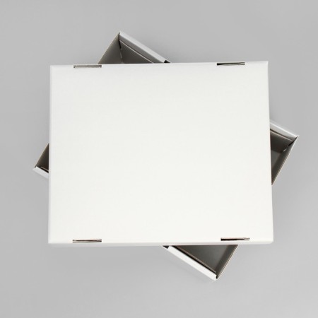 Gift folding box, packaging, "gray", 31.2 x 25.6 x 16.1 cm cm-3