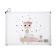 Lightning folder A4 format, 180 md, transparent with the pattern "Girls", mix
