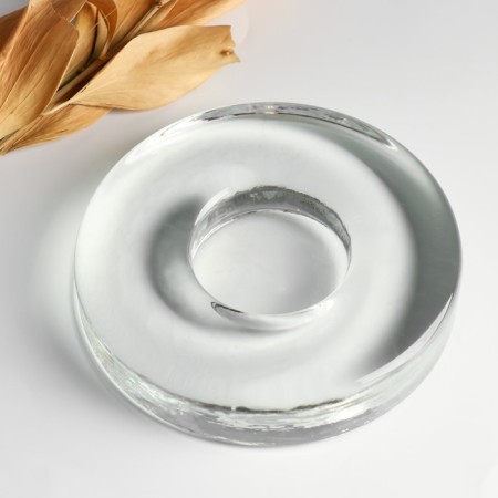 Round highlight with a deepening under the candle D-60MM, 2.5x14.5 cm, 70 ml-1