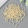 Beads for creativity plastic "Vanilla ice" set 200 pcs d = 0.6 cm
