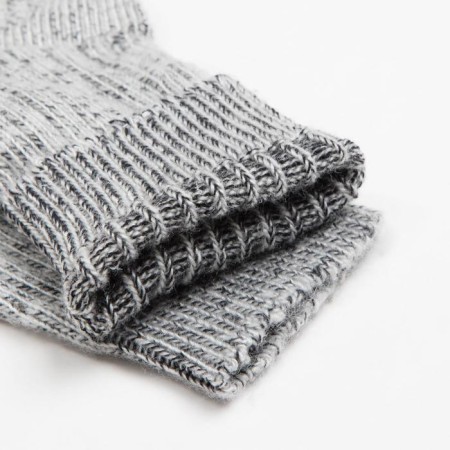 Woolen socks "Rubber" Color gray, size 25-2