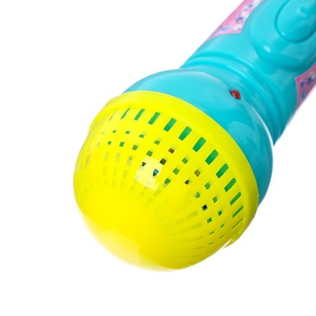 Musical microphone "beauty", light, sound, works from batteries-2