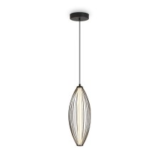Suspended lamp Freya Fr6131PL-L24B Sabi, 180x180x475 mm, LED, 13W, 1000lm, 3000k, black color black