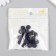 Decor for the creativity of PVC "Half of the Blacksmith" set 20 pcs 1.1x1.1x0.6 cm