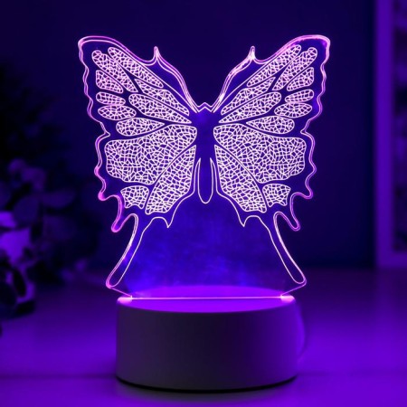 Light "Butterfly" Led RGB from the network 9.5x13x17 cm Risalux-4