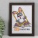 Photo frame MDF 15x21 cm, No. 6, wenge (plastic screen)