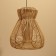 Lamp ceiling from the rattan "Hart" 1x120W, E27, 40x40x50 cm
