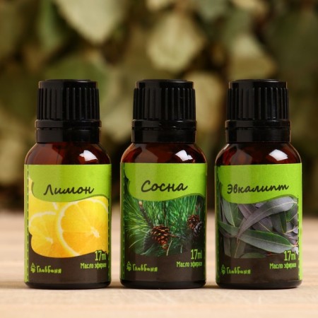 A set of essential oils "Pine. Lemon. Eucalypt", 3 pcs of 17 ml-4