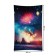 Decorative panel with photo printing "Salute in winter", vertical, size 100x150 cm
