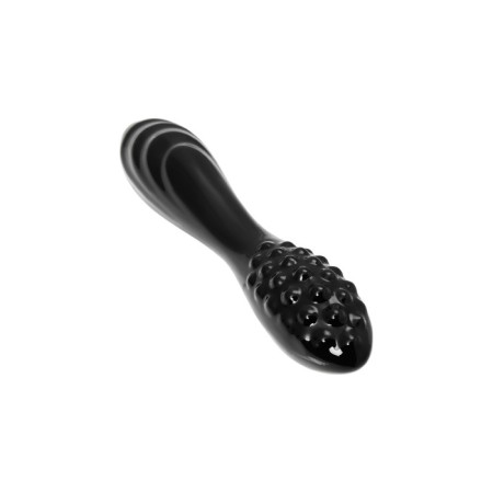 Bilateral phallimitator Satiffyer Dazzling Crystal 1, 18.5 cm, glass, black color-8