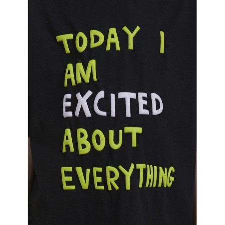 T -shirt for boys, height 140 cm, black color-3