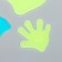 Stick phosphorus plastic "palm" set 8 pcs 20x13 cm