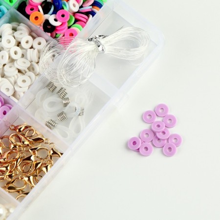 Set for creating jewelry, 12 colors, accessories, fishing line-5