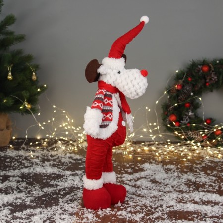 Soft toy "Deer-Buzatic" costs, 12x40 cm, red-1