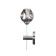 Wall lamp ST LUCE. SL1500.101.01. Fovia. 1x40 W, E14, 12x37 cm, color chromium