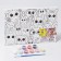 Picture on numbers for children "Funny Zaychat", 20 x 30 cm