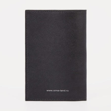 Cover for passport, black color-1
