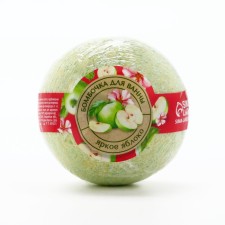 Бомбочка для ванны, 140 г, аромат яблока, КЛАДОВАЯ КРАСОТЫ