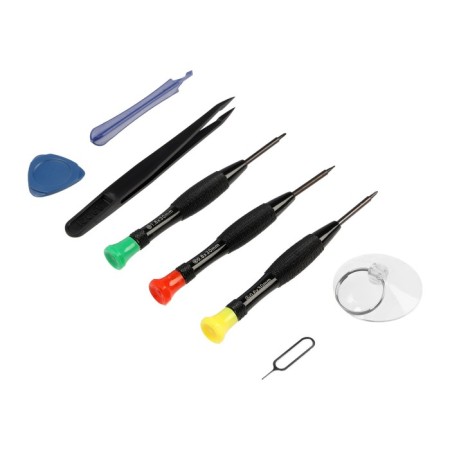 A set for repairing tundra phones, screwdrivers PH00, P0.8, TW0.6 + tools, 8 pcs.-2