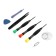 A set for repairing tundra phones, screwdrivers PH00, P0.8, TW0.6 + tools, 8 pcs.