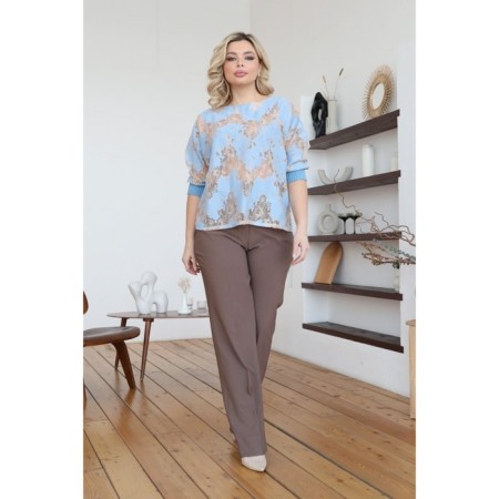 Female jumper, size 55, blue color-15