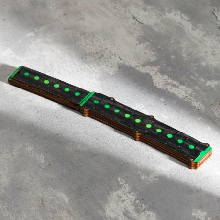 Wooden souvenir "Tanto knife" Malachite-1