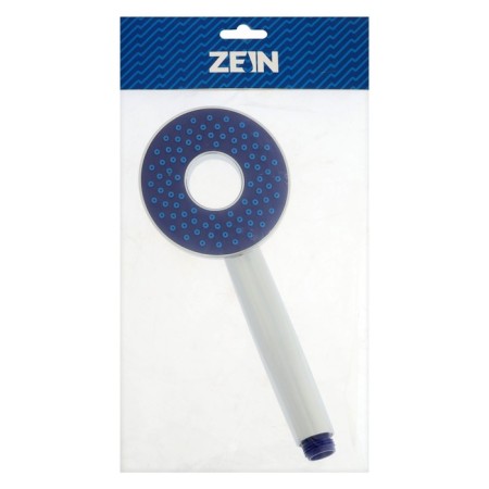Shower watering can Zein Z3536, D = 105 mm, hole inside, chrome/blue-5