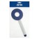 Shower watering can Zein Z3536, D = 105 mm, hole inside, chrome/blue