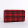 Women's wallet with lightning, red color