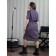 Women's dress too Blessed to be Stressed, size 54, brown color
