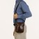 Male bag with lightning, brown color