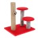 Clamp "Column" with two mushrooms, juts 43 x 36 x 31 cm, mix of flowers