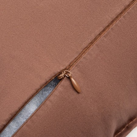 Ethel pillow, 45x45+1 cm, brown, 100% cotton-5