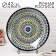 Largan Rishtan ceramics "Patterns", 42 cm, Blue Mix
