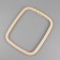 Figs for embroidery, flexible rectangle, 22 × 18 cm, beige color