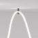 Suspended mounts for round flexible neon Elektrostandard, Full Light 27.5x27.5x83 mm, IP20, black color