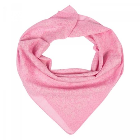 Women's scarf, pink color, size 70x70