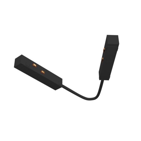 Corner power connector for the track system Technical TRA034CPC-42B-15, 33x1.7x1.8 cm, black color is black-5